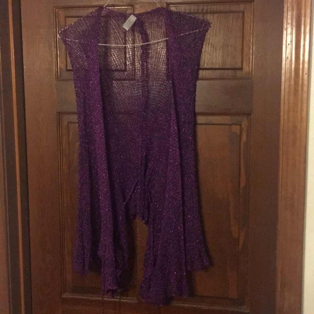 Purple shawl